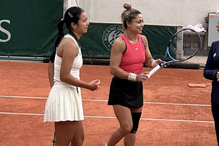 González y Zarazúa avanzan en dobles en Roland Garros