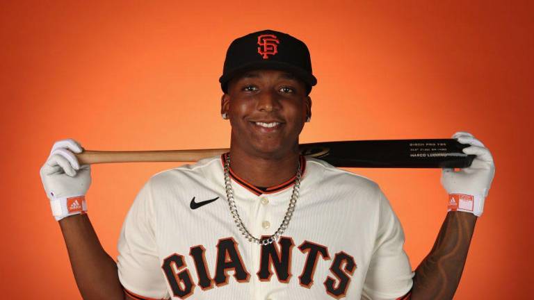 Marco Luciano espera poder tener la oportunidad de establecerse como pelotero regular de los Gigantes.
