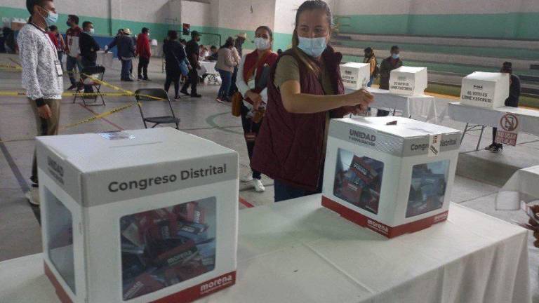 Proceso interno que organizó Morena para elegir consejeros nacionales.
