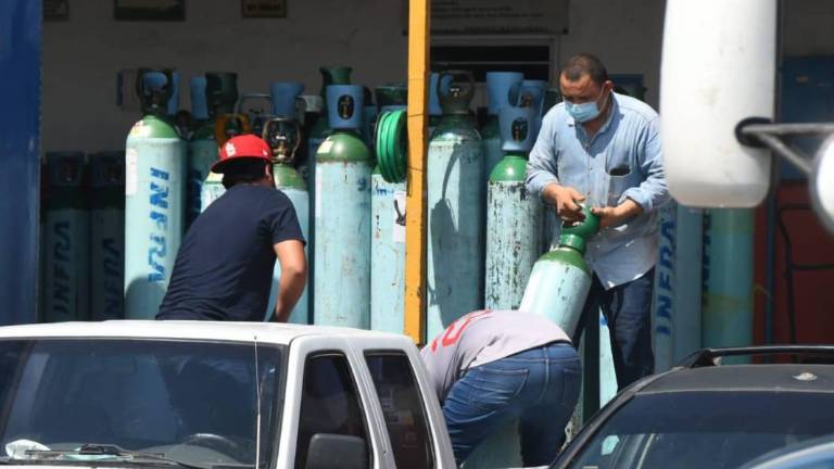 La demanda de oxígeno incrementó junto con los contagios de Covid-19 en la entidad.