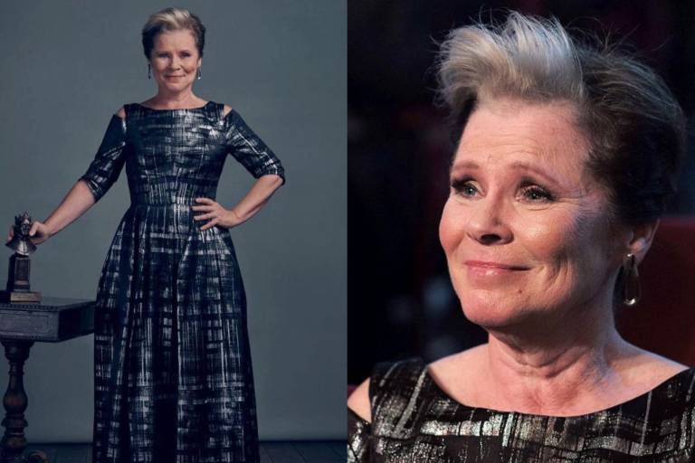 Imelda Staunton luce como la reina Isabel II en The Crown