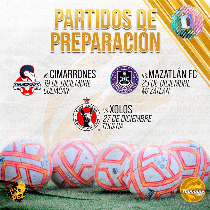 $!Dorados de Sinaloa define sus partidos de pretemporada