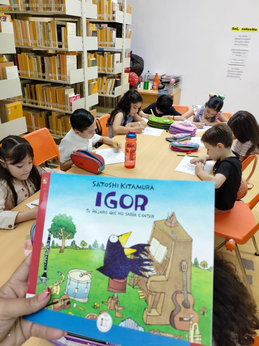$!La lectura elegida en esta ocasió fue ‘Igor, el pájaro que no sabía cantar’.