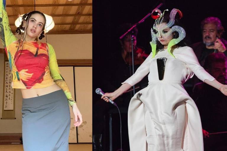 Anuncia Björk colaboración con Rosalía