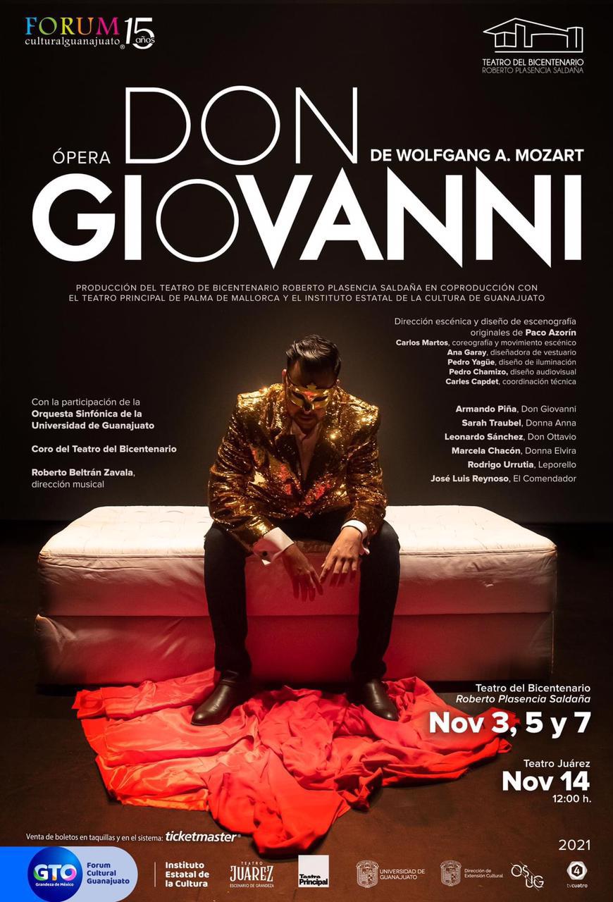 $!Protagonizará el sinaloense Armando Piña la ópera ‘Don Giovanni’, de Mozart