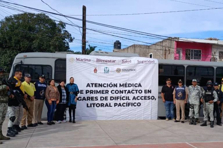 Implementa Marina ‘Programa de Atención Médica de Primer Contacto en Lugares de Difícil Acceso’ en Sinaloa