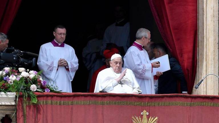 El Papa Francisco dio su última bendición Urbi et Orbi en el Domingo de Resurrección.