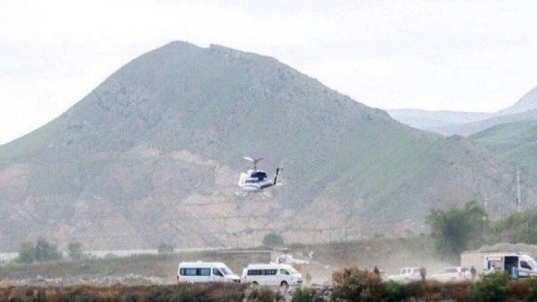 El helicóptero oficial se estrelló en una región montañosa del Datemex de Irán.