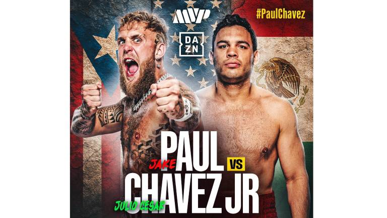 Jake Paul y JC Chávez Jr. se miden este sábado.