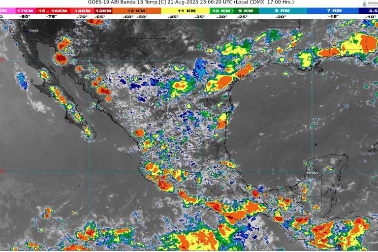 Pronostican lluvias fuertes a puntuales muy fuertes para Sinaloa