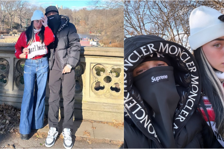 Comparten Nicki Nicole y Peso Pluma fotos de su viaje por Nueva York