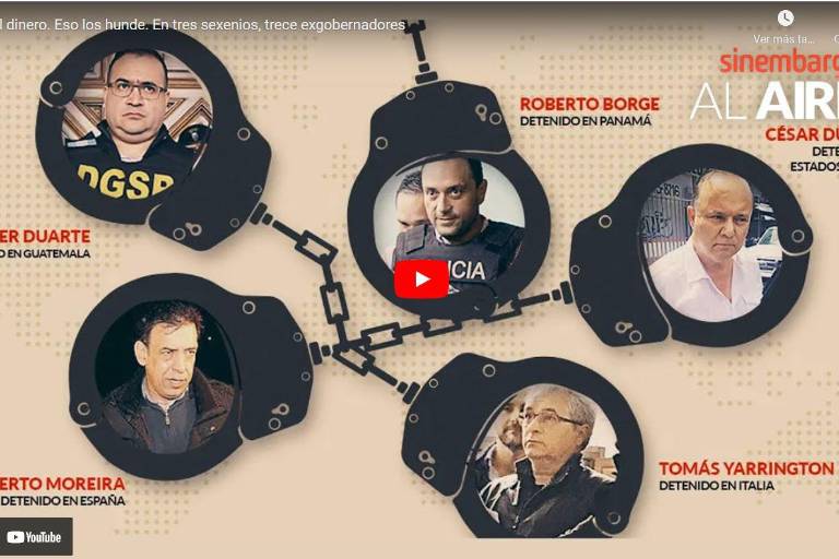 El dinero. Eso los hunde. En tres sexenios, 13 ex gobernadores