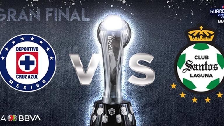 Cruz Azul y Santos Laguna disputarán el título de campeón.