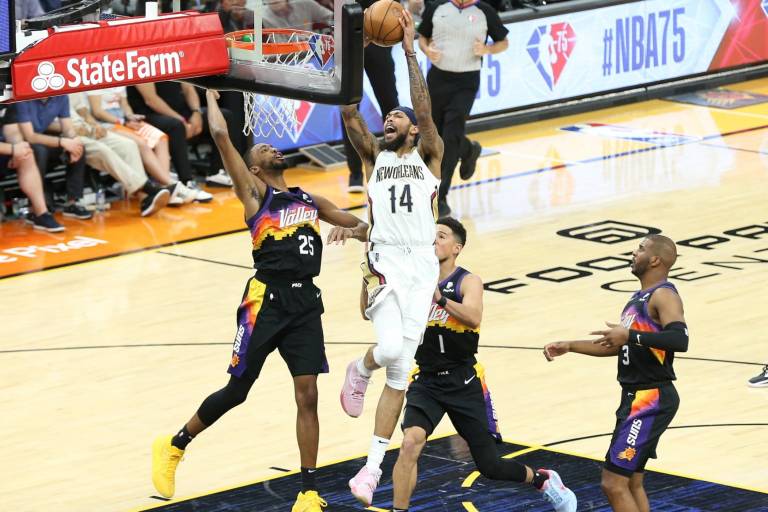 Los Pelicans dieron la sorpresa ante los Suns en Phoenix