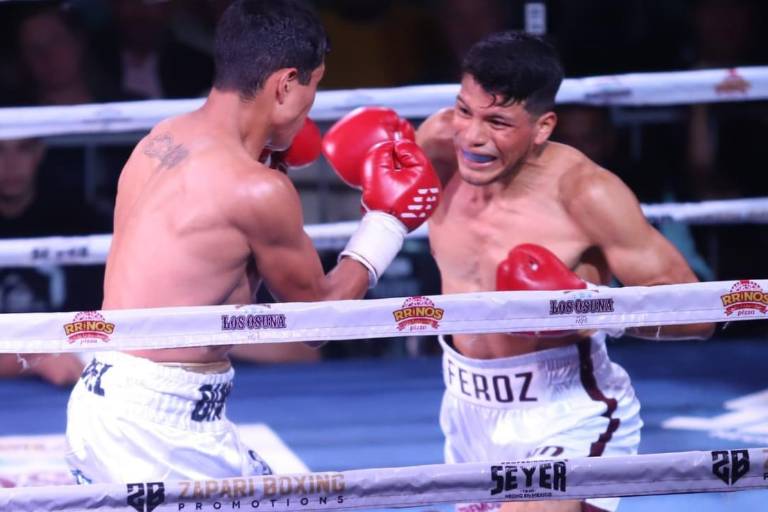 Feroz triunfo de Juan Estrada en velada de box Sangre Nueva 2
