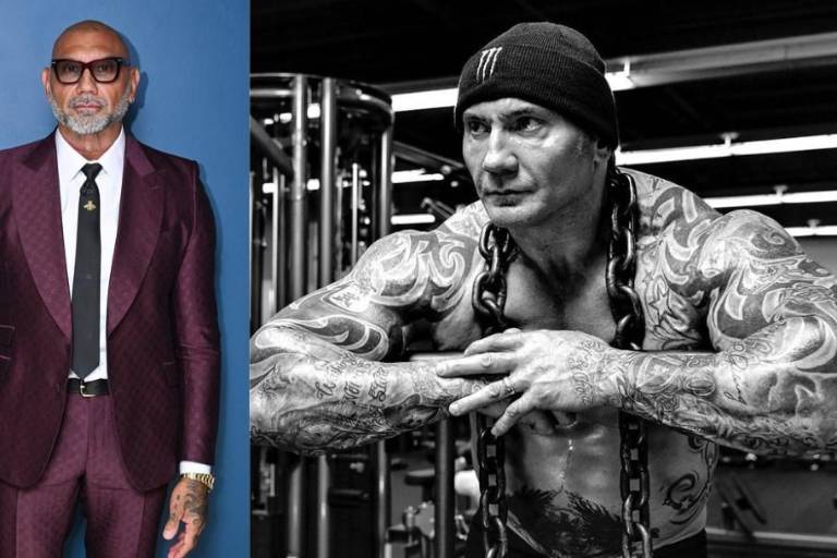 Sorprende Dave Bautista con drástico cambio físico a sus fans