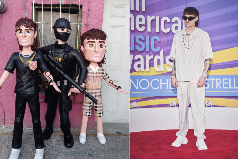 Crean piñatas de Peso Pluma y se viralizan en redes