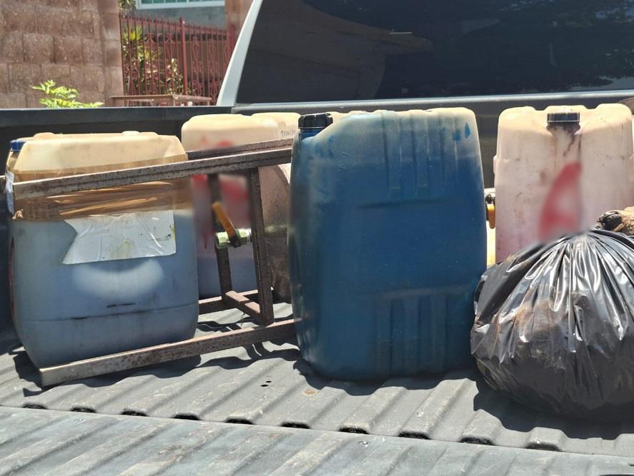 $!Cateo en Culiacán deja aseguramiento de droga y equipo para procesar metanfetamina
