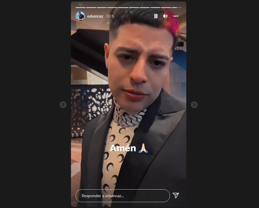 $!Eduin Caz confunde los Latin American Music Awards con los Latin Grammy