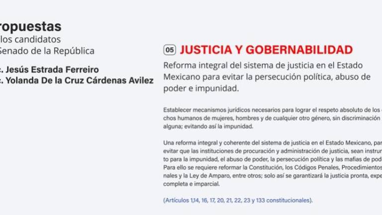 Esta medida evitará que las instituciones de procuración y administración de justicia sean utilizadas para cometer actos de impunidad.