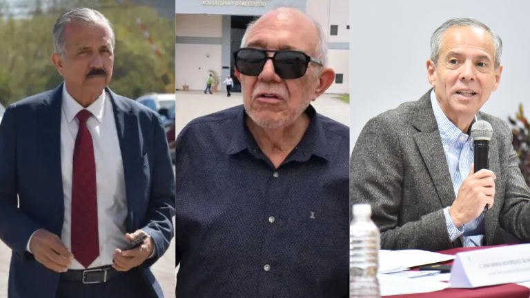 Jesús Estrada Ferreiro, Luis Guillermo Benítez Torres y Gerardo Vargas Landeros.
