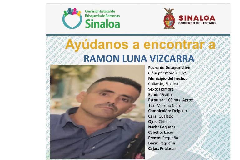 Hallan sin vida a Ramón, reportado como desaparecido en Culiacán