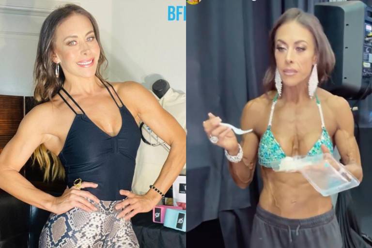 Vanessa Guzmán impacta con su figura en torneo de fisicoculturismo