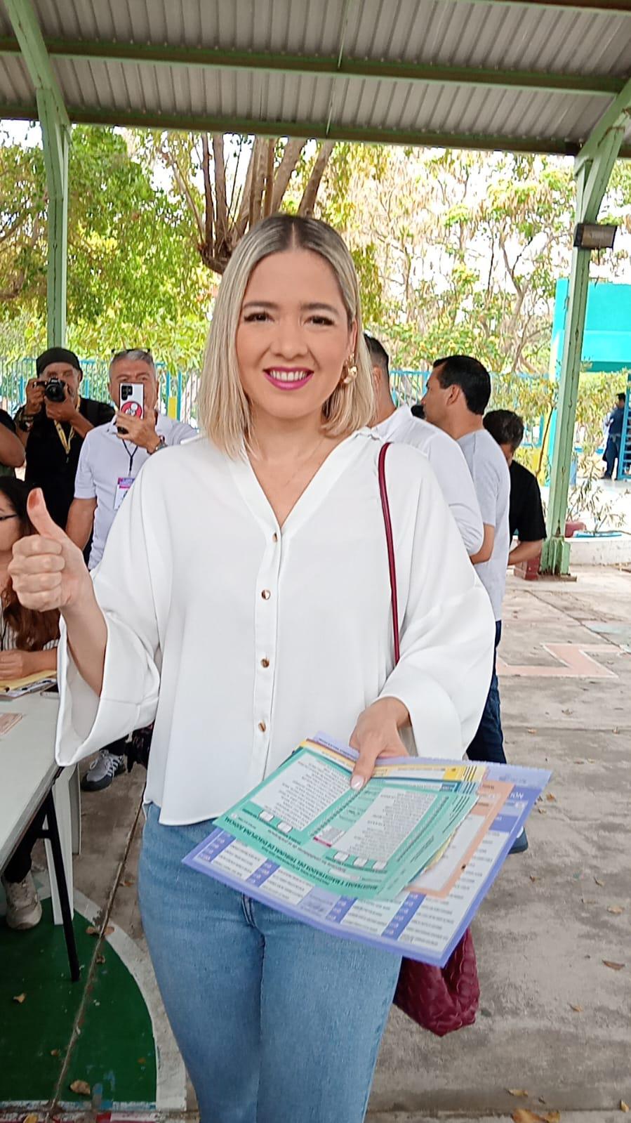 $!Invita Alcaldesa de Mazatlán a ciudadanía a salir a votar en elección judicial