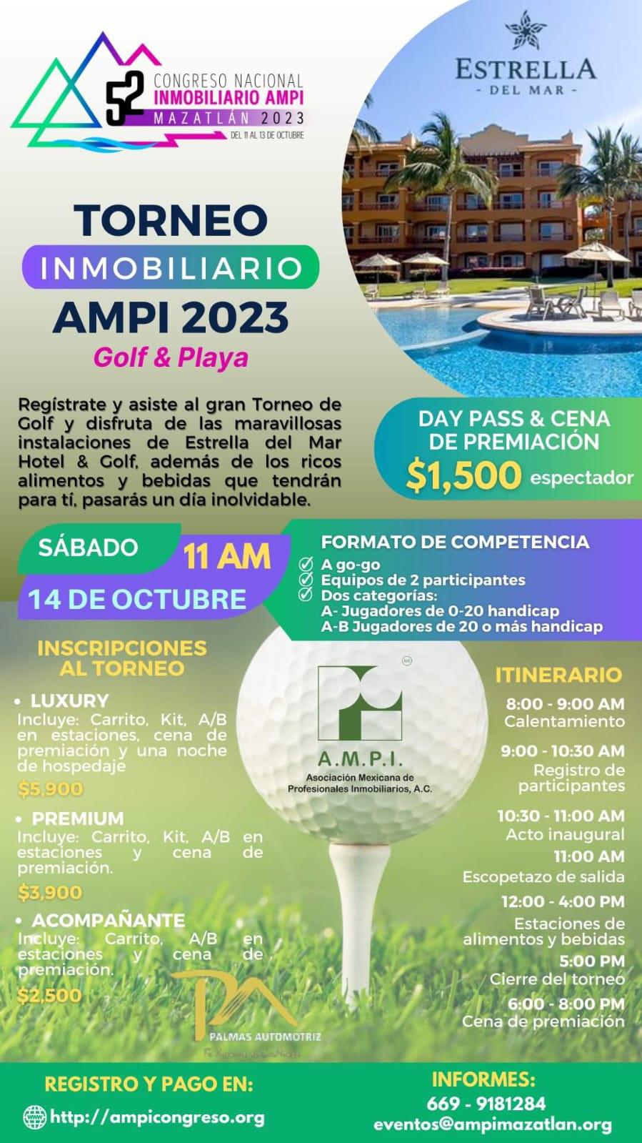 $!Presentan Primer Torneo Inmobiliario Golf y Playa
