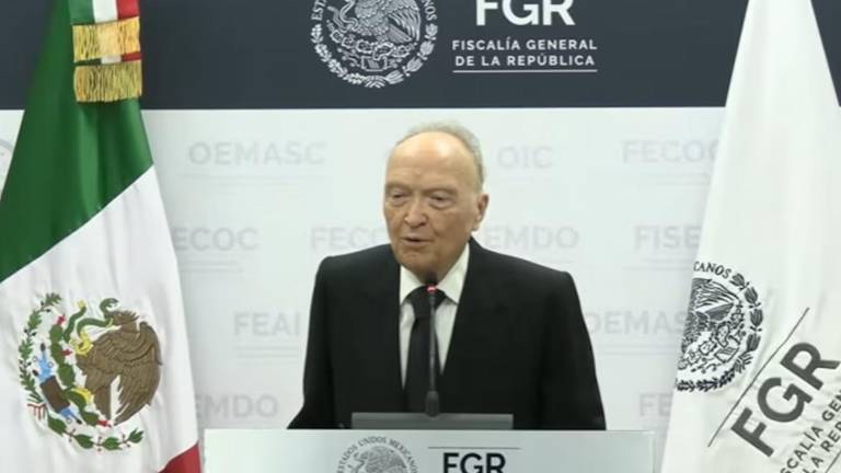 Alejandro Gertz Manero, titular de la Fiscalía General de la República, dio un informe sobre el caso del rancho Izaguirre.