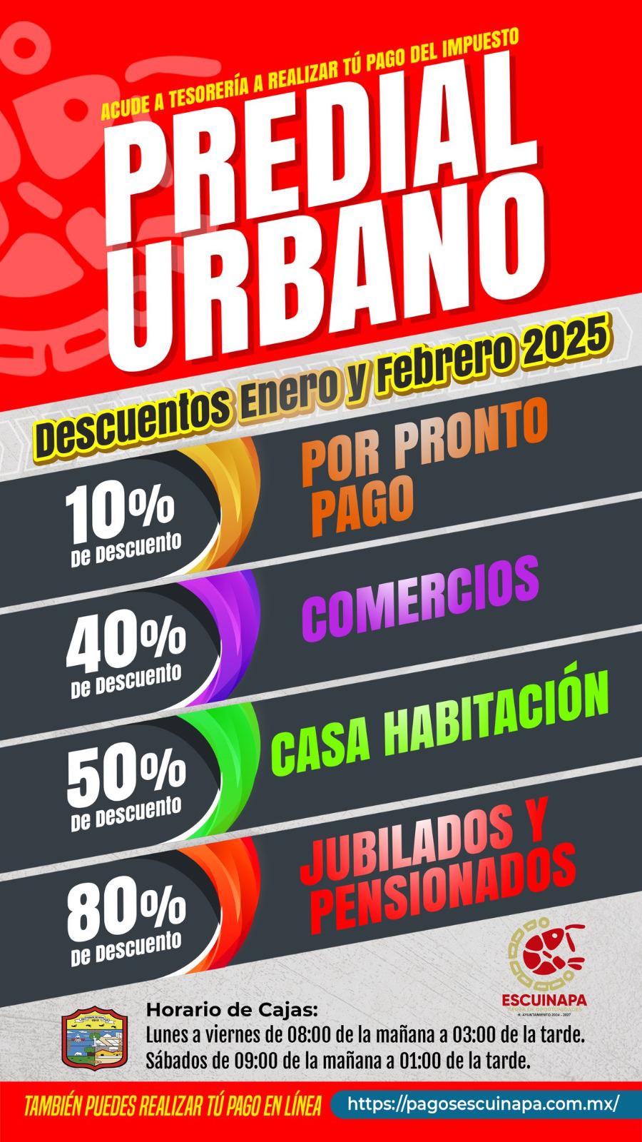 $!Este viernes es el último día para pagar el Predial con descuento en Escuinapa