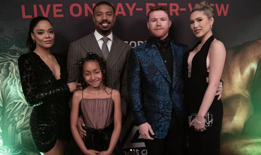 $!Canelo apareció en la tercera entrega de Creed, junto a Michael B. Jordan.