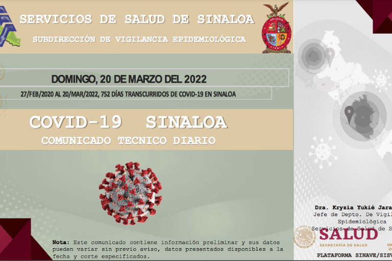 Desde marzo, Salud estatal no actualiza boletín del panorama epidemiológico por Covid en Sinaloa