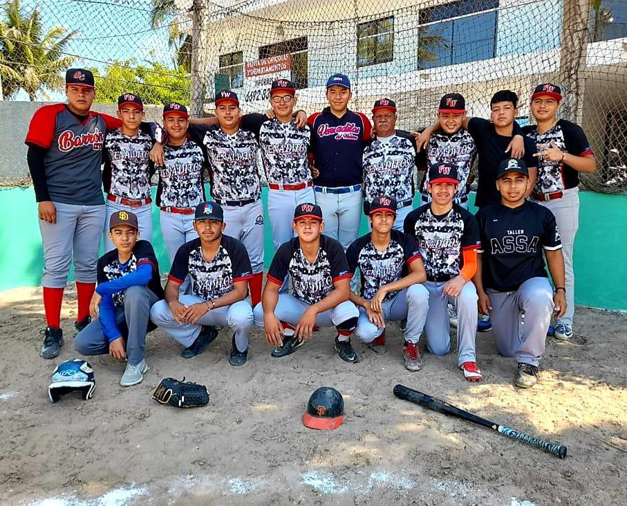 $!Donan material deportivo a Liga de Beisbol Juvenil Imdem Zona Rural