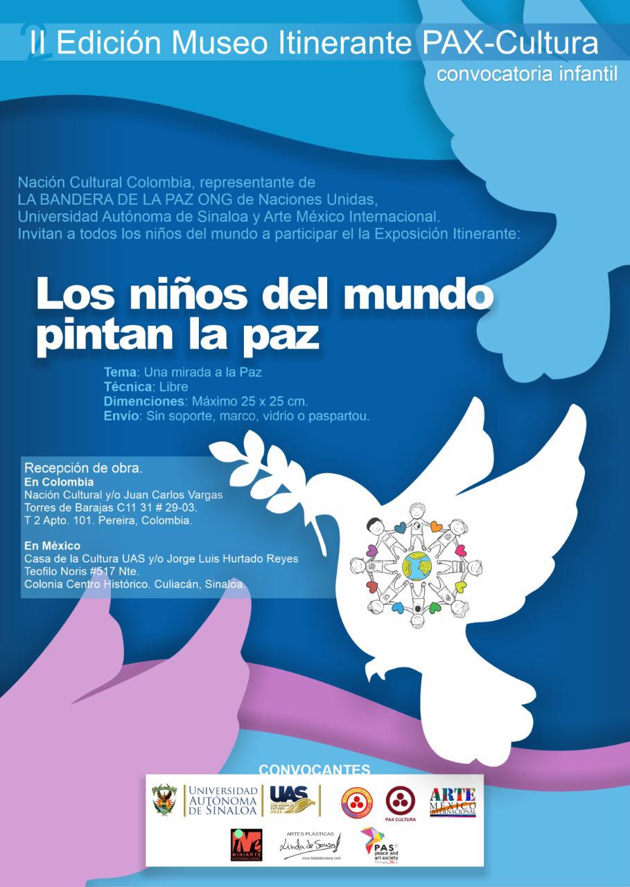 $!Invitan a niños de 6 a 13 años a participar en exposición internacional de pintura sobre la paz