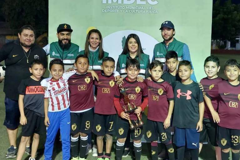 Surgen campeones de Torneo Infantil de Futbol Imdec