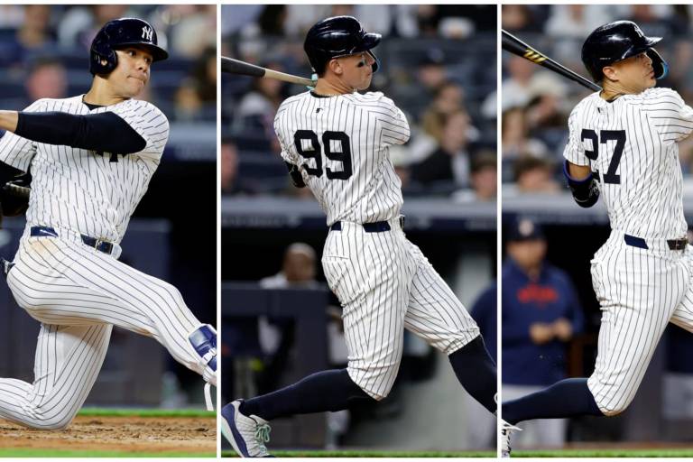 Soto, Judge y Stanton dan jonrones en el mismo juego por primera vez