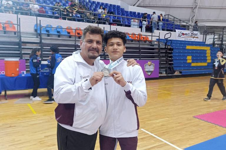 Se queda Marco Ordóñez con la medalla de plata en karate de Juegos Conade