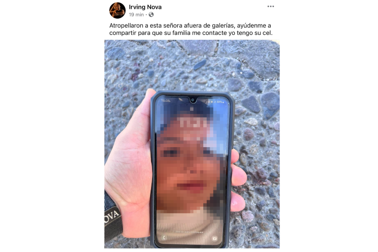 Llaman a familiares de mujer arrollada por camión comunicarse con autoridades para entregar su celular