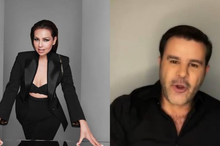 Thalía y Eduardo Capetillo protagonizan reencuentro virtual
