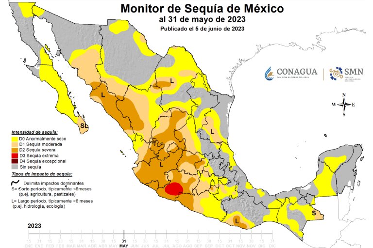 Sequía severa se apodera de 16 municipios de Sinaloa
