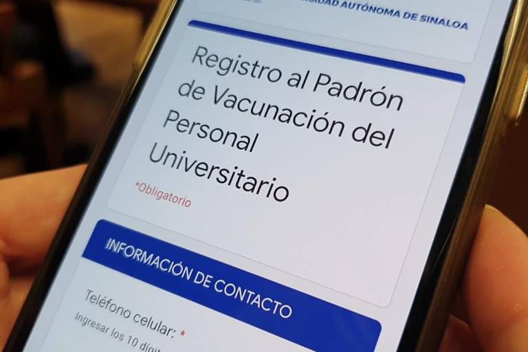 Buscan más de 9 mil trabajadores de la UAS ser vacunados contra el Covid-19