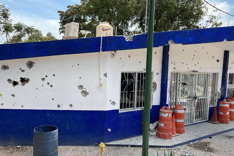 Disparan más de mil balas contra caseta de la Policía Municipal