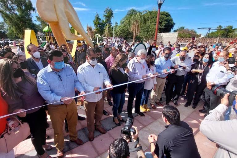 Recuperan con $20.9 millones espacio público destruido por obra defectuosa en Guasave