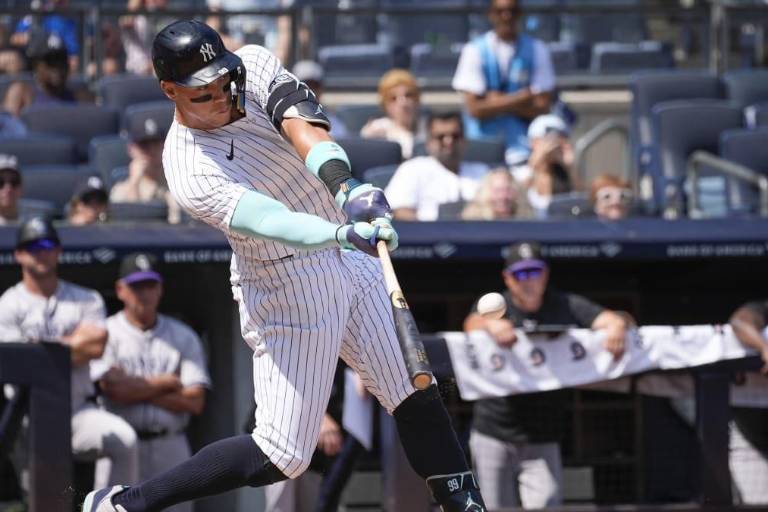Judge y Soto lideran festival ofensivo de Yanquis sobre Rockies