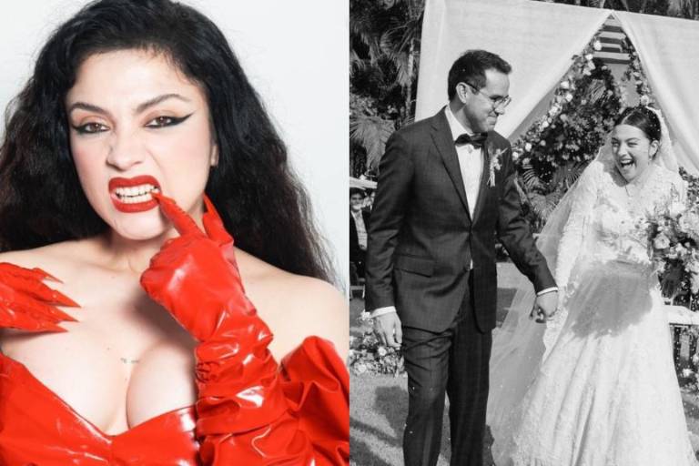 Critican a Mon Laferte por casarse siendo feminista