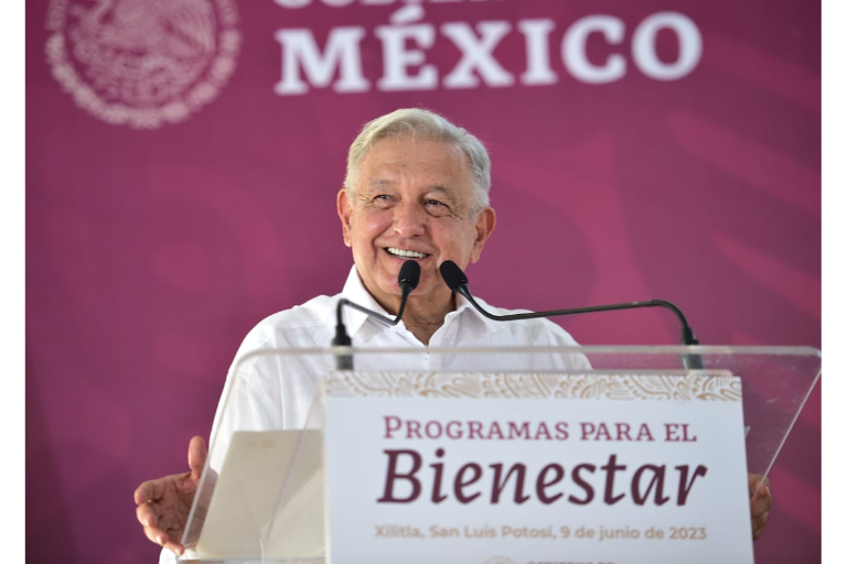 ‘Hay relevo, me puedo ir tranquilo’, dijo López Obrador en la Huasteca potosina