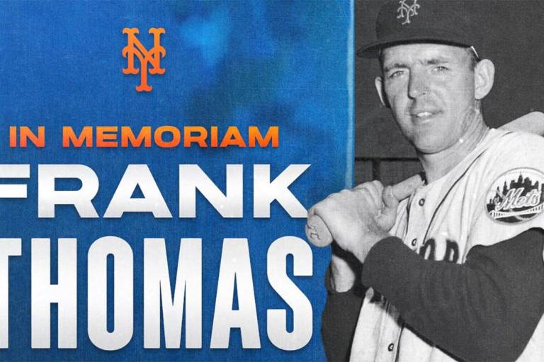 Fallece Frank J. Thomas, uno de los Mets originales