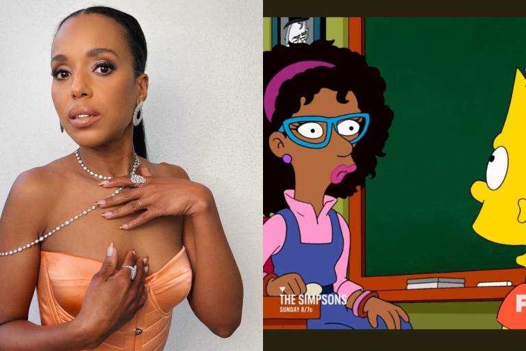 Kerry Washington se une a Los Simpson para dar voz a la nueva maestra de ‘Bart Simpson’