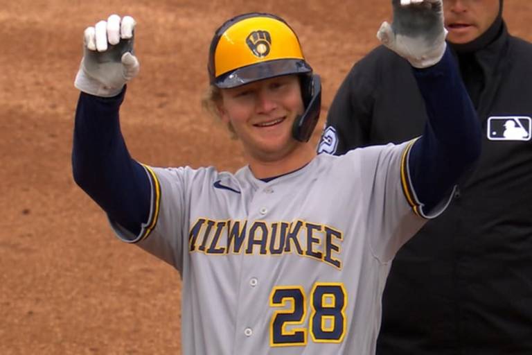 Joey Wiemer y Colin Rea son protagonistas en triunfo de Cerveceros sobre Mets